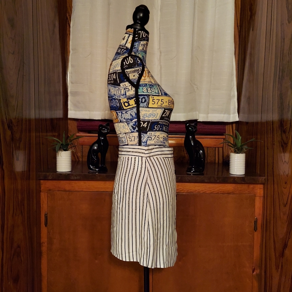 Bcbgeneration Striped Double Breasted Mini Wrap S… - image 5